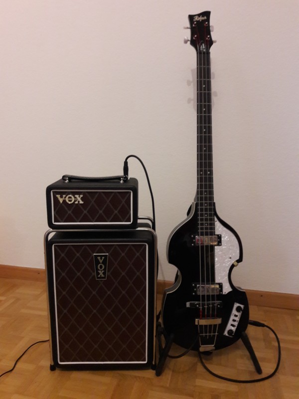 Photo meines gebraucht gekauften <q>Höfner 500/1 HI-Serie</q> E-BASS